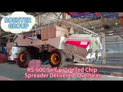 RS-60C স্ব-চালিত চিপস্প্রিডার বিদেশে বিতরণ করা হয়